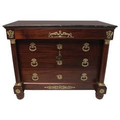 French Empire Mahogany Chest of Drawers 2