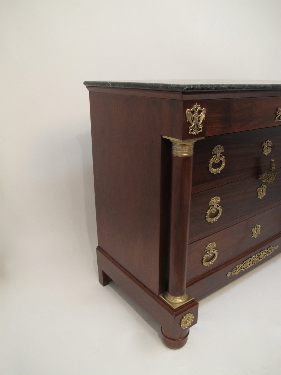 French Empire Mahogany Chest of Drawers 2
