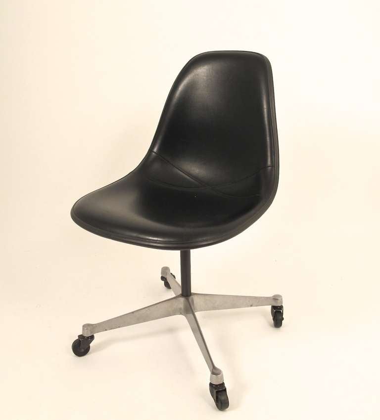 Rolling desk chair, Charles Eames for Herman Miller, dated 1977.