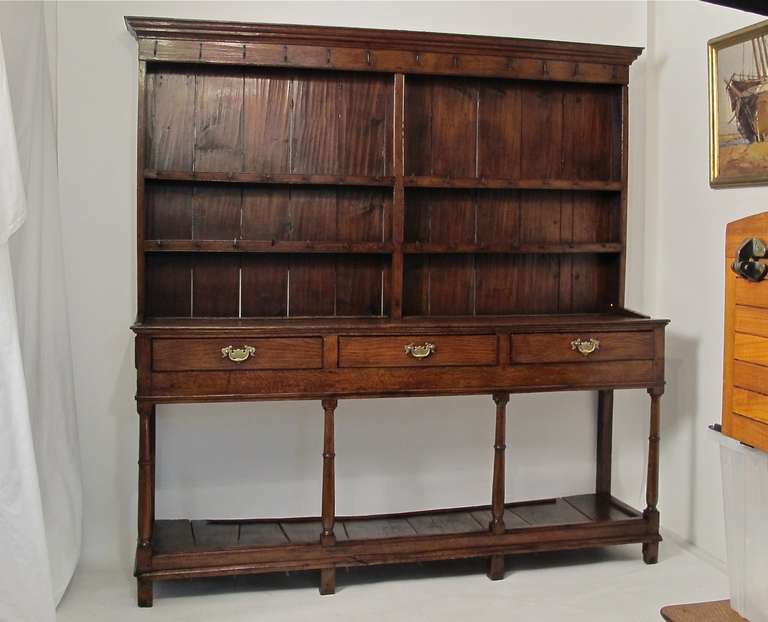 George II 18th Century Welsh Dresser Server or Buffet