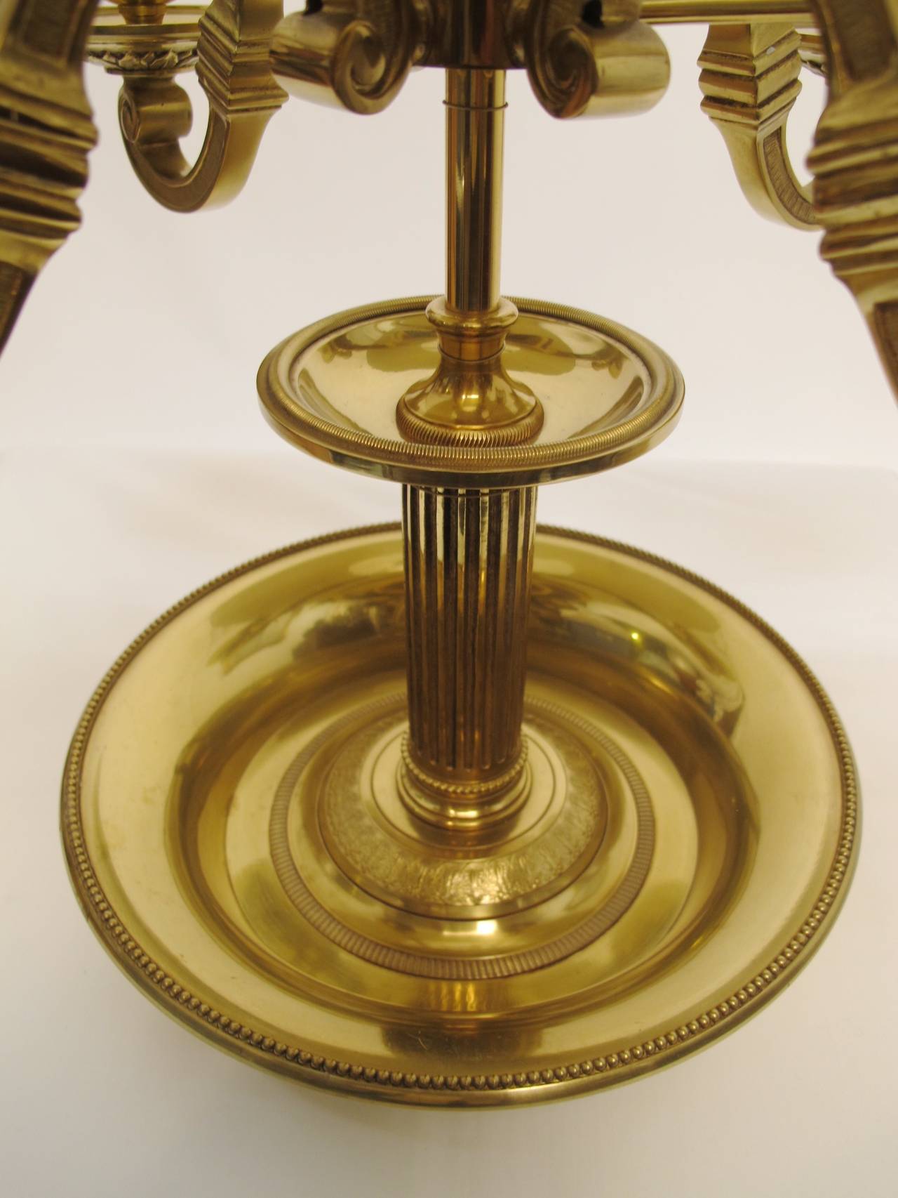 Brass French Louis XV Style Bouillotte Lamp