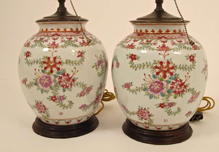 19thC Chinese Export Lamps