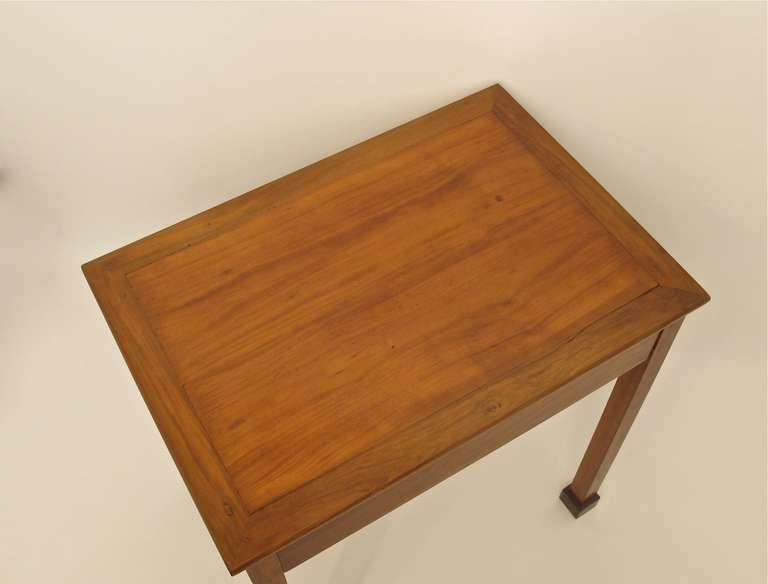 Swedish Cherrywood Writing Table In Excellent Condition In San Francisco, CA