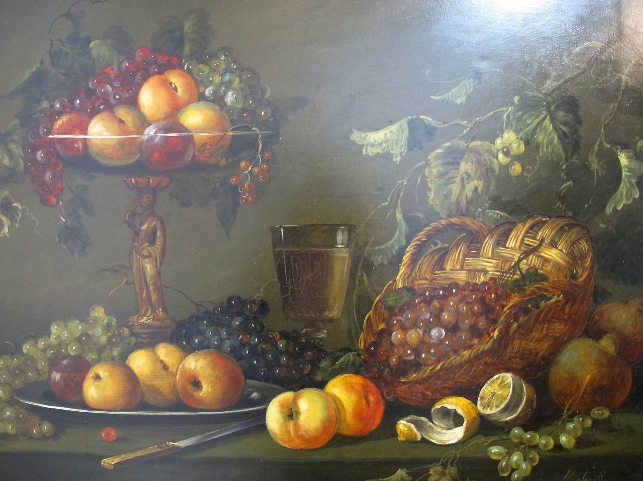 Européen Nature morte de fruits du XIXe siècle de style Cenury en vente