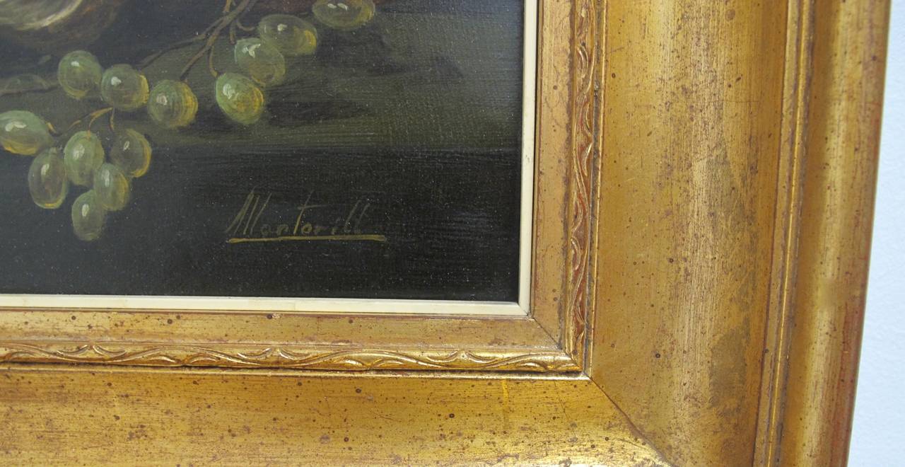 Peint Nature morte de fruits du XIXe siècle de style Cenury en vente