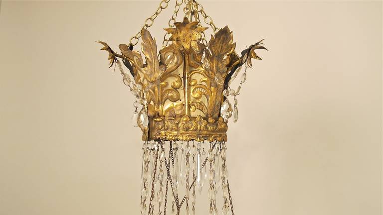Extraordinary  18th cent. Italian Candle Chandelier In Excellent Condition In San Francisco, CA