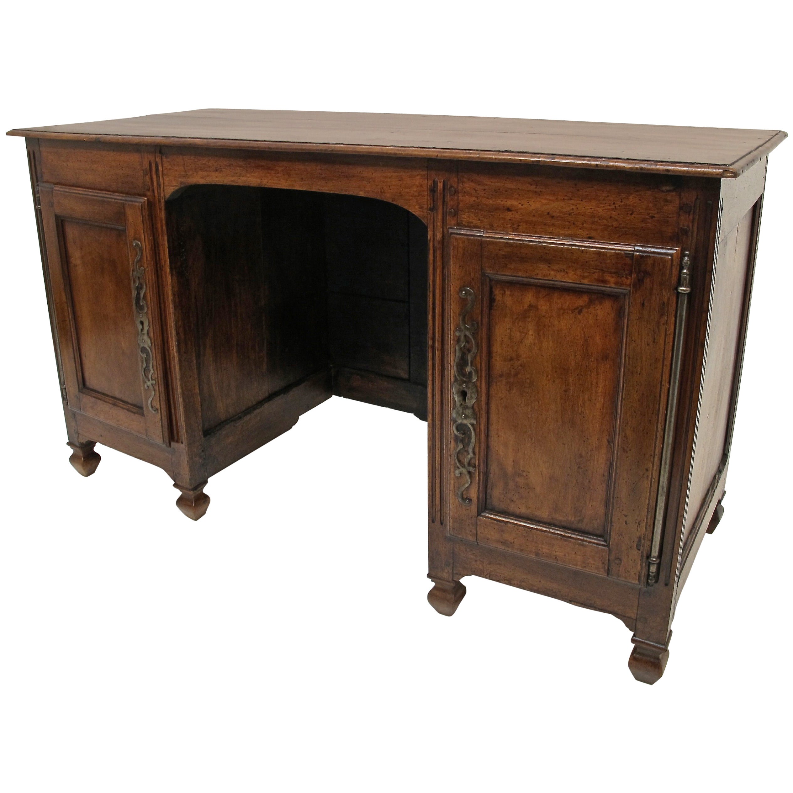 18th Century French Walnut Desk/Dressing table