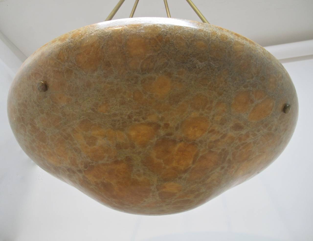 Large Alabaster Ceiling Light 3