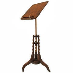 19th Century English Music or Book Stand