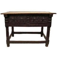 17th Century Spanish Library or Center Table 11
