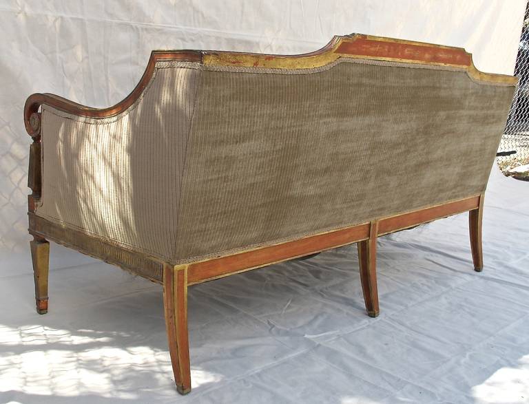 Neoclassical Style Sofa In Good Condition In San Francisco, CA