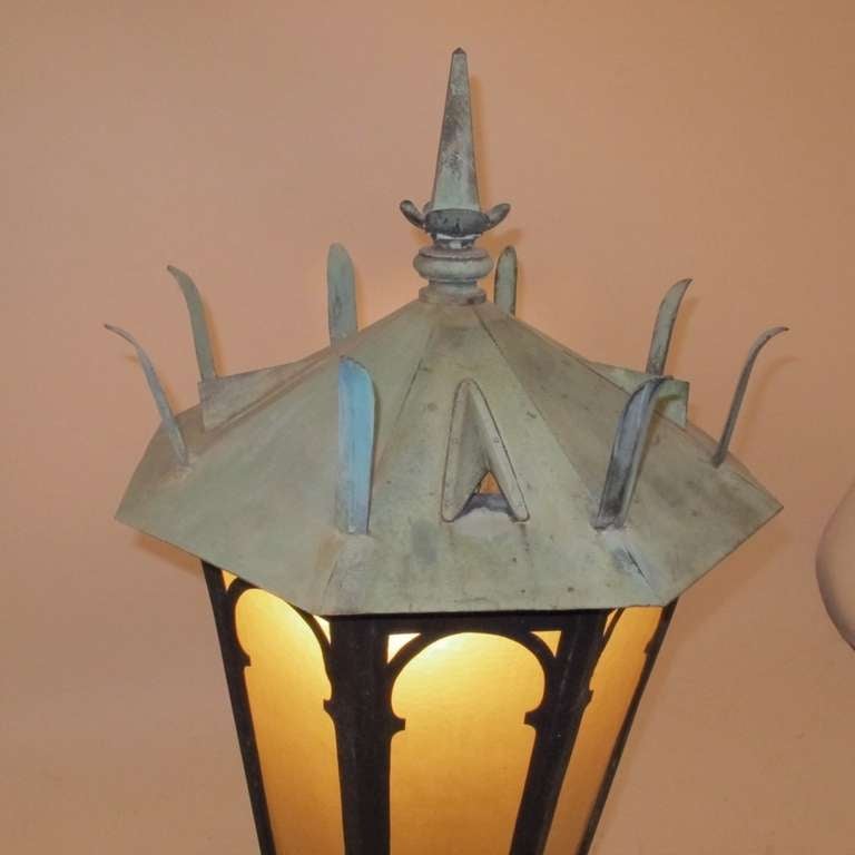 Large Bronze Lantern For Sale at 1stDibs