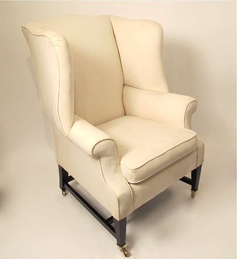 American Georgian Style Wingback Chair