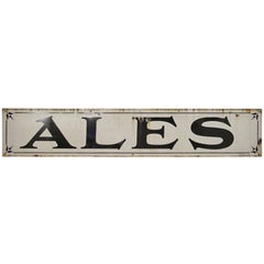 Large Enamel Pub Sign