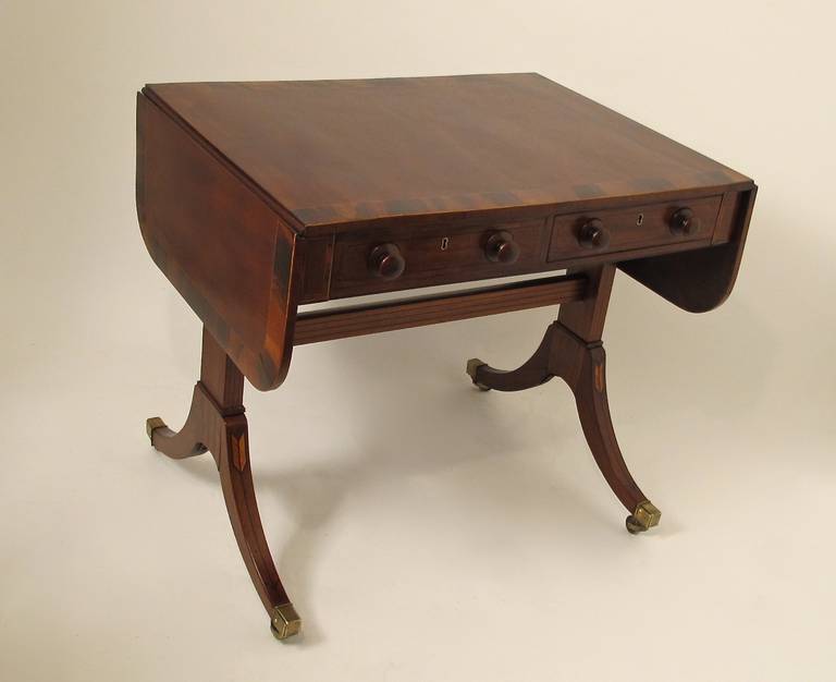 British  Early 19th c. English Regency Sofa Table