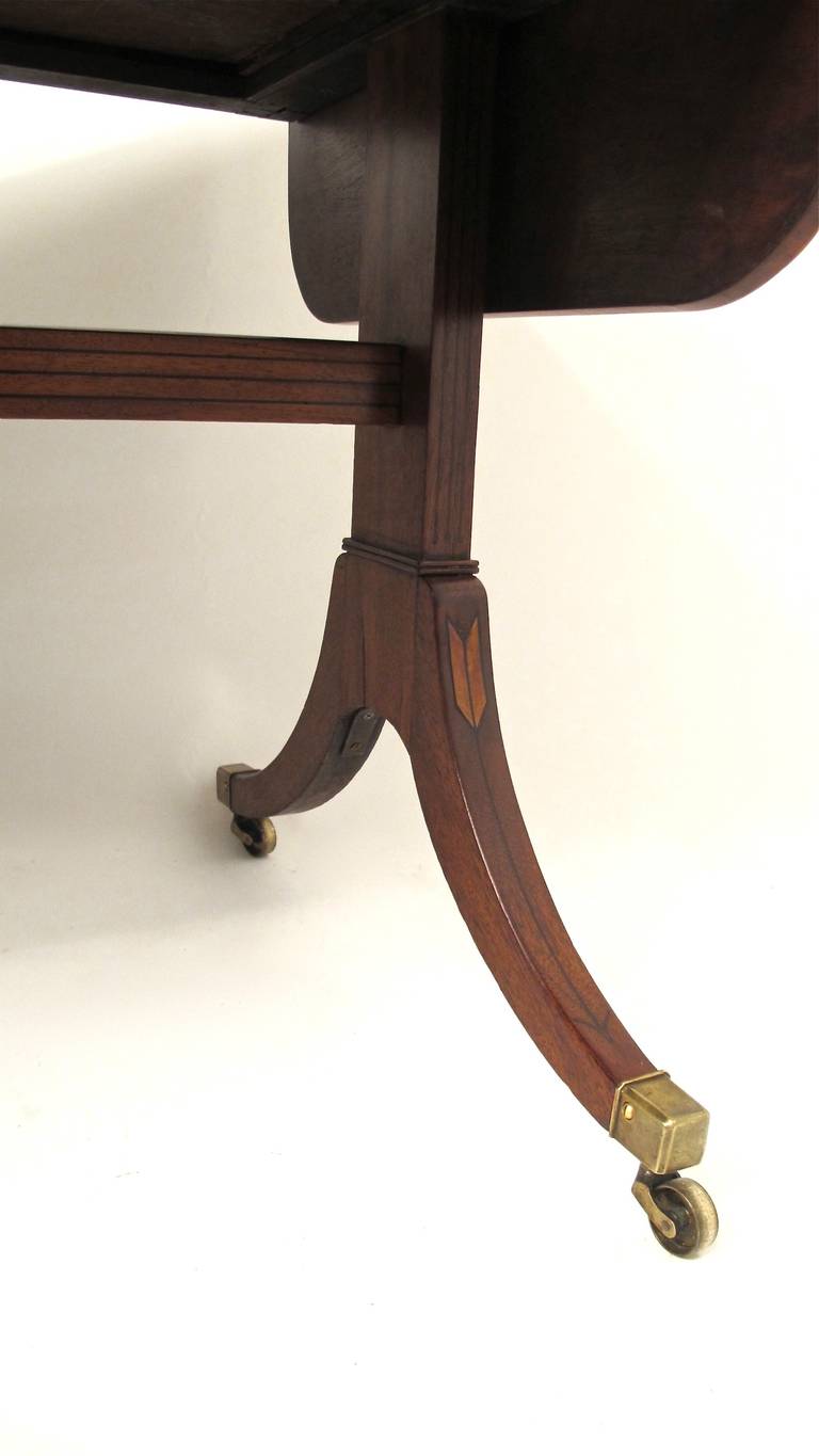 Inlay  Early 19th c. English Regency Sofa Table