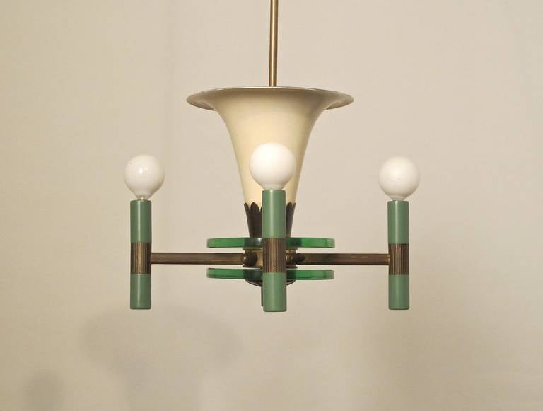 Art Deco Light Fixture In Good Condition In San Francisco, CA