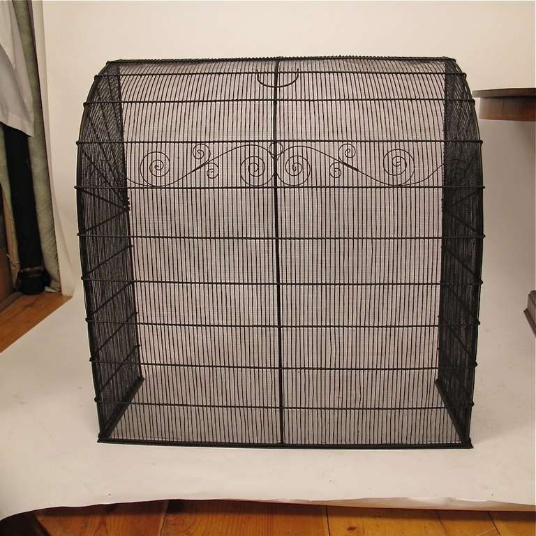 Large 19th Century Fire Screen