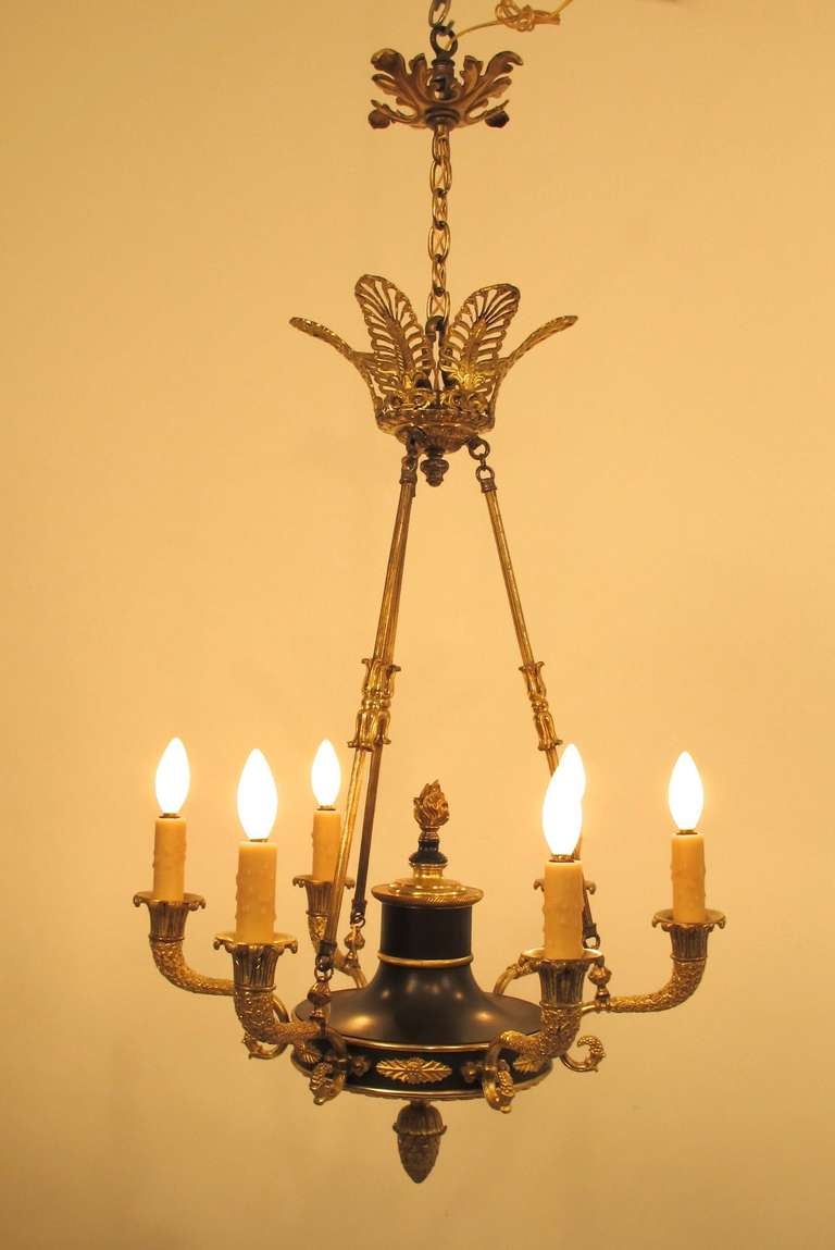 French Empire Style Ceiling Fixture 1