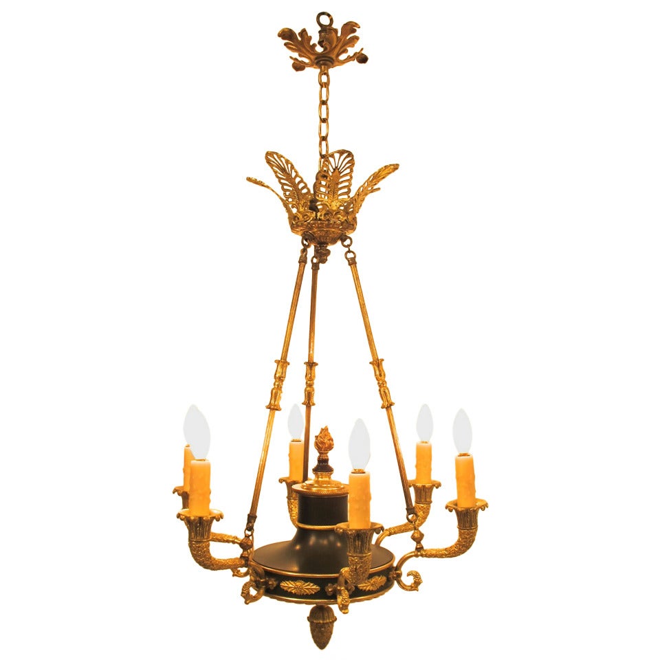 French Empire Style Ceiling Fixture