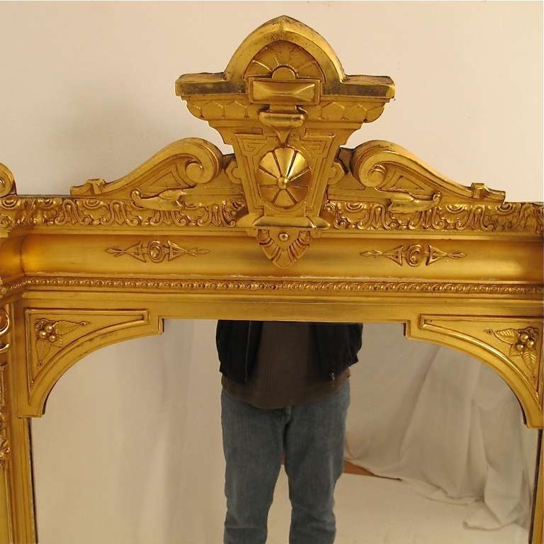 American Victorian Mantel Pier Mirror For At 1stdibs American Victorian Mantel Pier Mirror In Excellent Condition For San Francisco Ca