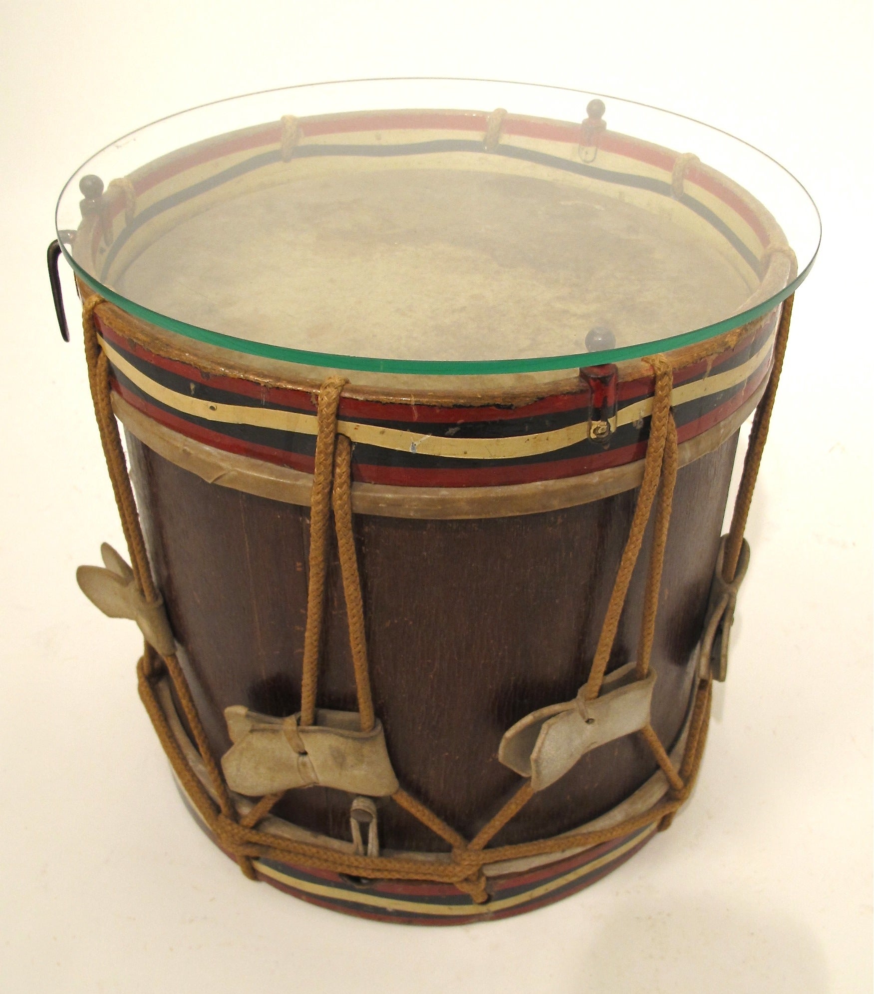 Antique Drum Side Table