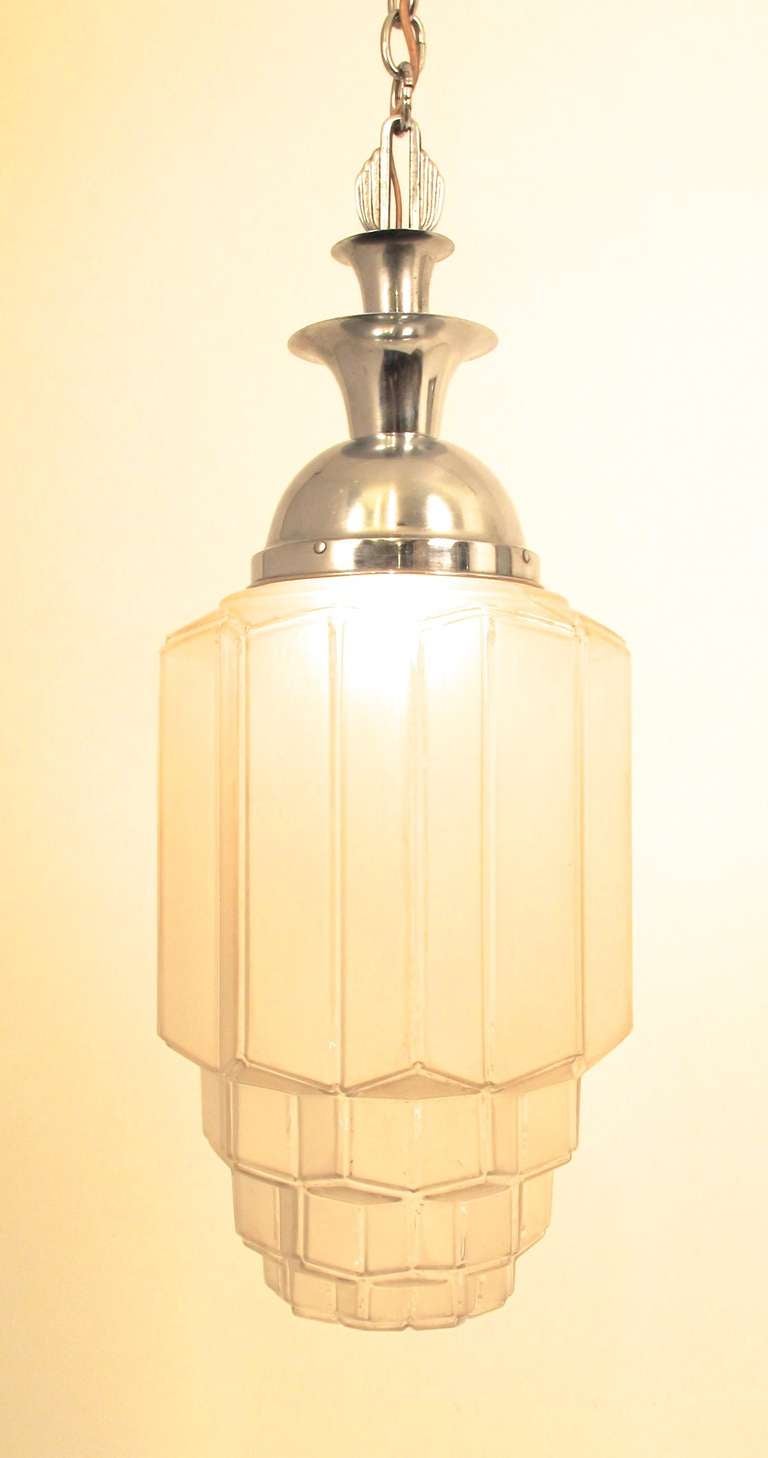 20th Century Art Deco Hanging Ceiling Lamp