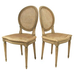 Set of 4 French Louis XVI Style Chairs