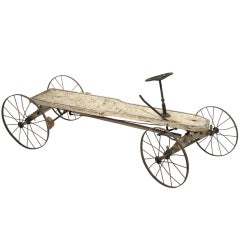 19thC American Toy Cart/Car