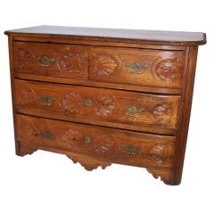 18th Century French Walnut Chest of Drawers 9