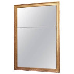 19th Century Neoclassical French Giltwood Mirror