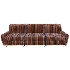 Italian Three-Seat Sofa in the Style of Mario Bellini