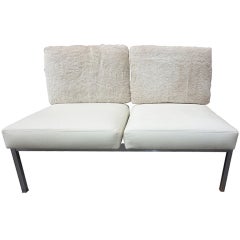 Settee in the Style of Knoll, Milo Baughman 7