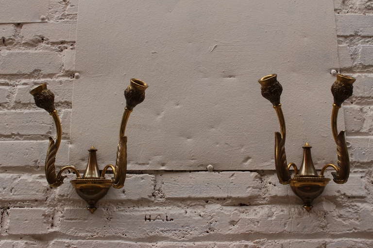 1950s Italian wall sconces, rewired.