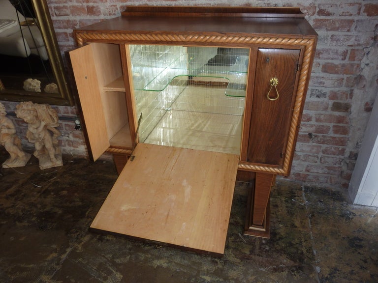 Art Deco Italian Dry Bar or Buffet In Good Condition For Sale In Los Angeles, CA