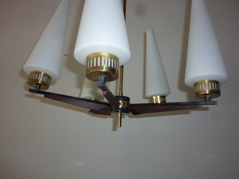 Milieu du XXe siècle Lustre italien d'après Stilonovo en vente