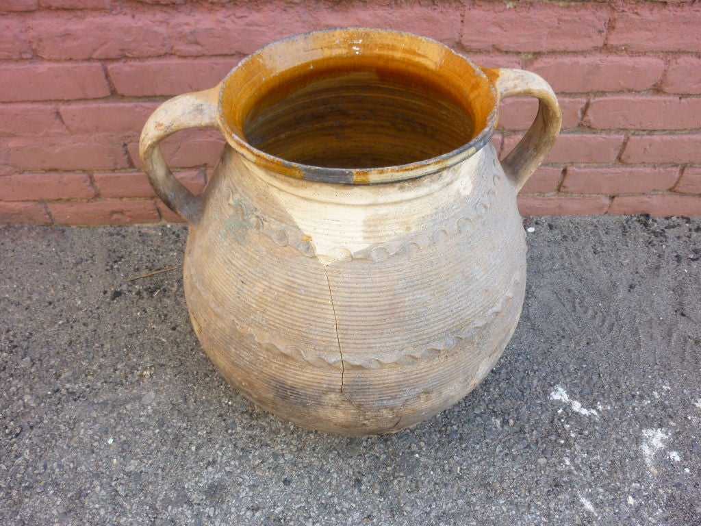 19th Century Antique Italian Terracotta Olive Oil Jar