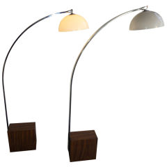Italian pair of  floor lamps