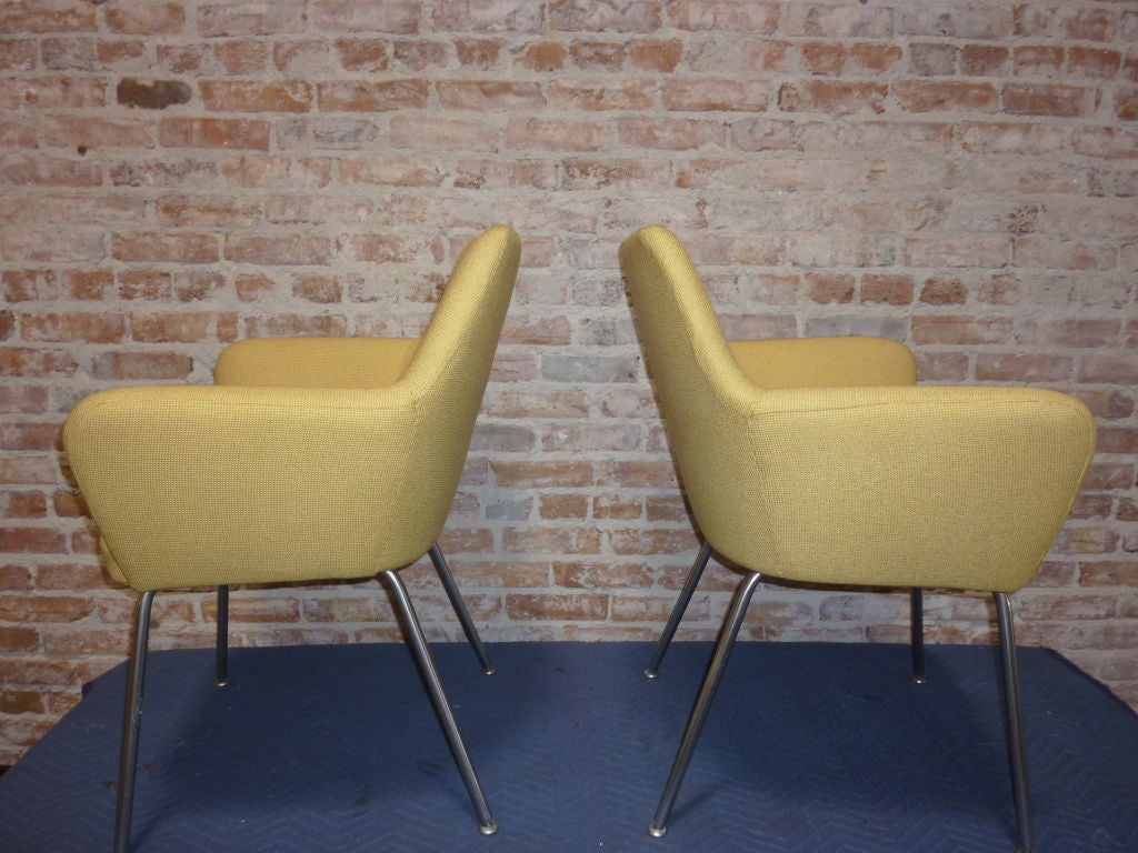 Mid-Century Modern Italian Pair of Chairs Design by Gio Ponti and Alberto Rosselli