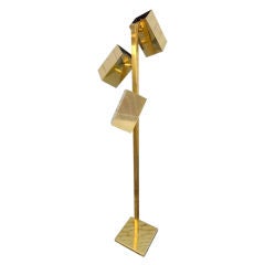 Koch & Lowy Brass Floor Lamp
