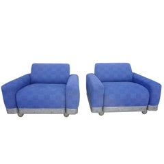 Italian Art Deco  Lounge Chairs