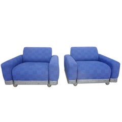 Italian Art Deco Lounge Chairs