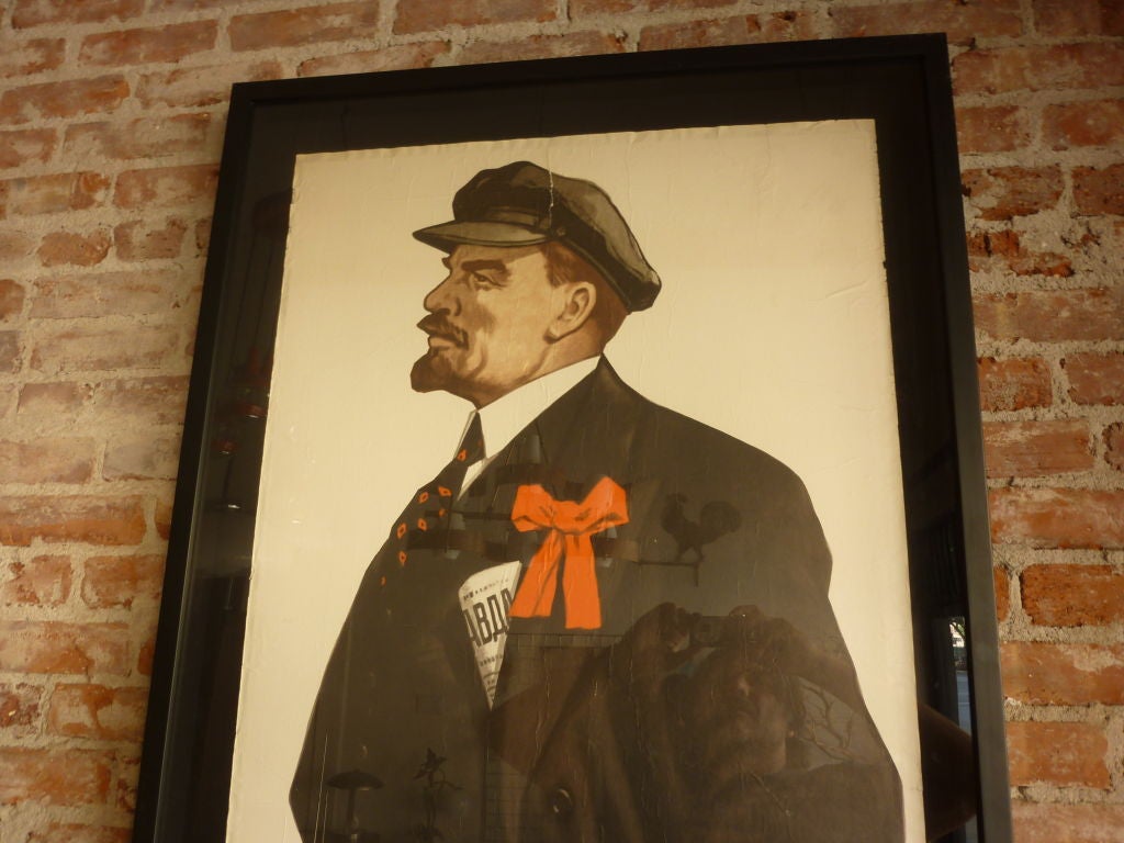 Vladimir Ilic Lenin Poster by I. Bilibin In Excellent Condition In Los Angeles, CA