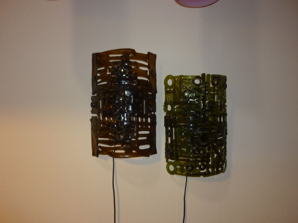 20th Century Austrian Wall Sconces By Willy Koska For Sale