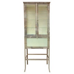 Vintage Italian Art Deco  Apothecary Cabinet.