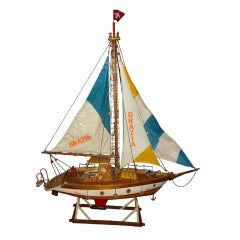 Segelboot – Barca ein Samt