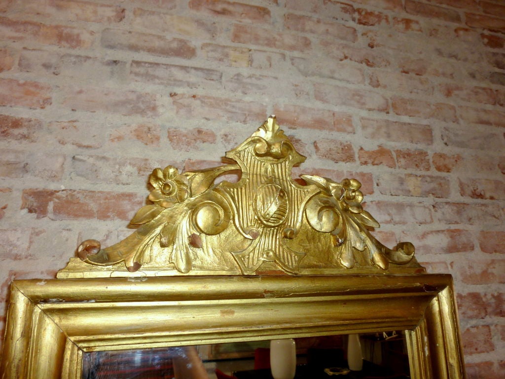 French Antique  Mirorr In Good Condition For Sale In Los Angeles, CA