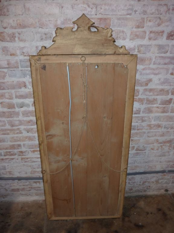 Wood French Antique  Mirorr For Sale