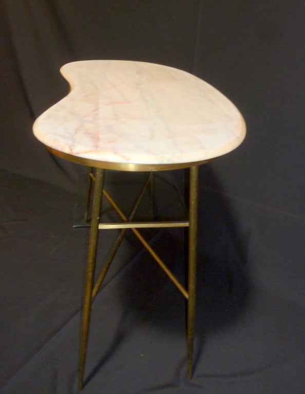 Italian Brass Cocktail Table In Excellent Condition In Los Angeles, CA