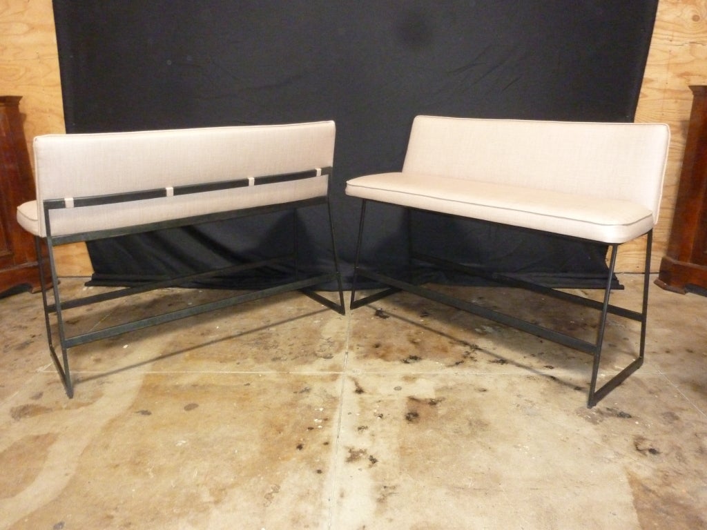 Italian Table and Two Benches by Gimo Fero